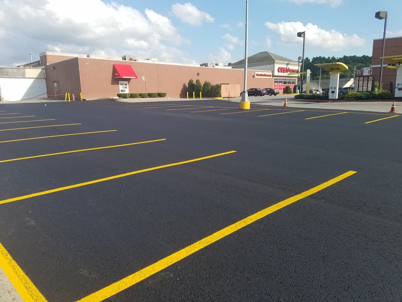 Paving work by A-List Sealcoating