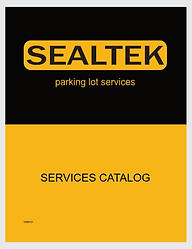 Paving work by SEALTEK LLC