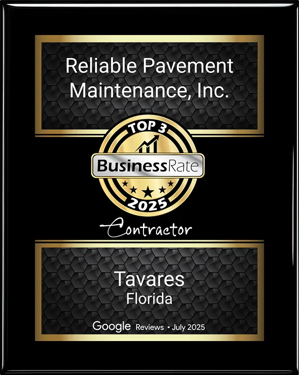 Paving work by Reliable Pavement Maintenance, Inc.