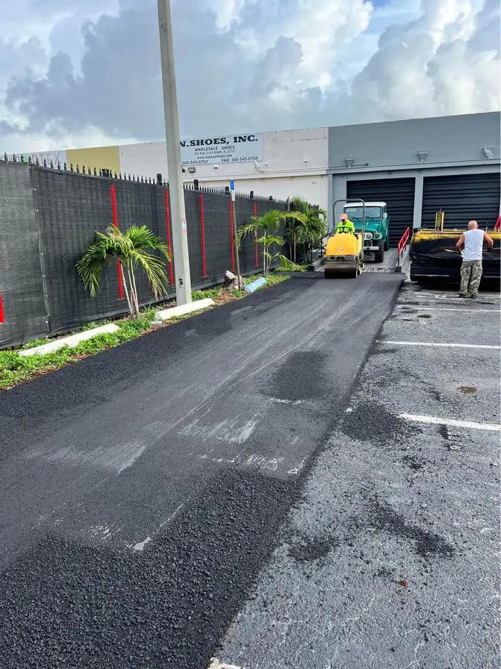 Paving work by SoFlo Asphalt