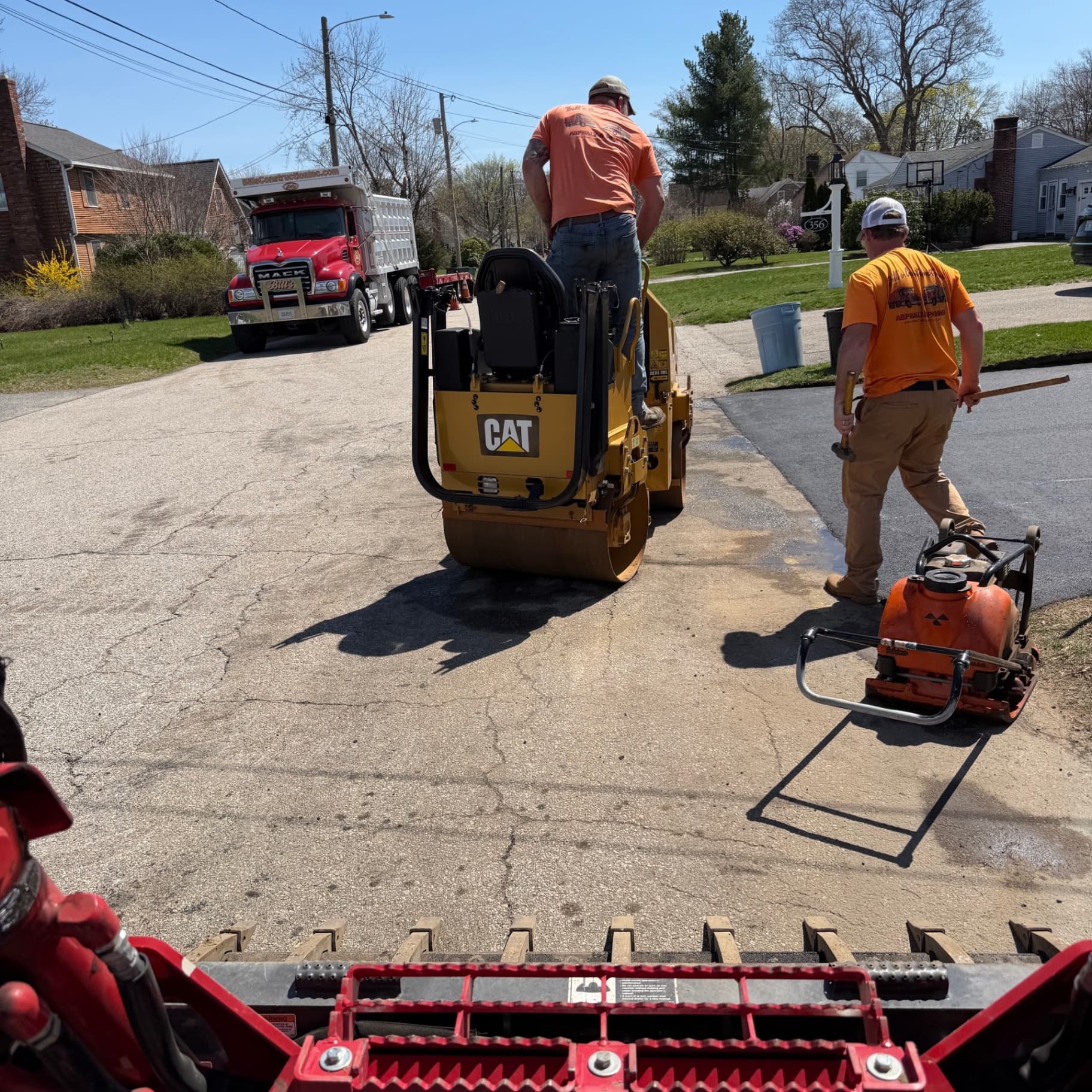 Paving work by Bill's Construction Inc