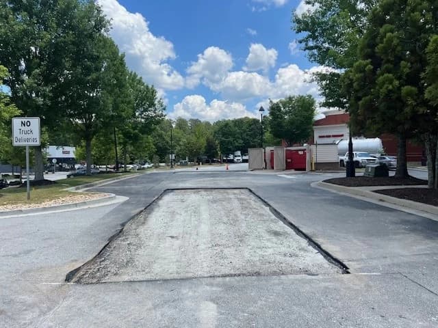 Paving work by Asphalt Enterprises Inc