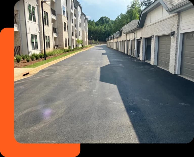 Paving work by Glenn contracting and Paving Co., Inc.