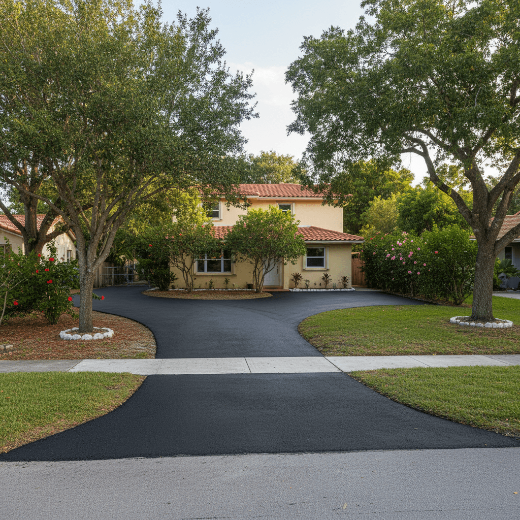 Paving work by Coastal Asphalt Co