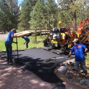 Paving work by All Sons Asphalt Paving and Sealcoating Golden