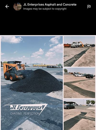 Paving work by JL Enterprise LLC