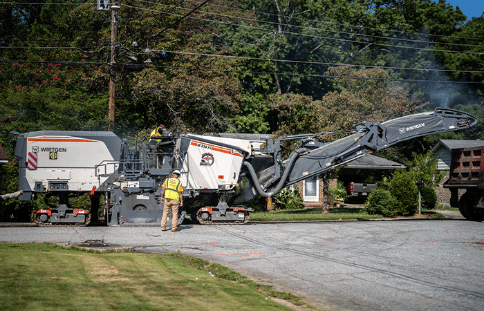 Paving work by Atlanta Paving & Concrete Construction, Inc.