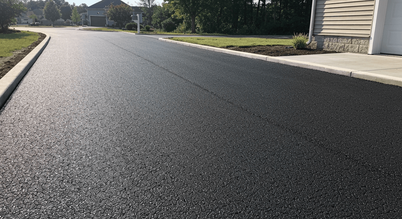 Paving work by Whitman's Asphalt and New Age Decorative Concrete
