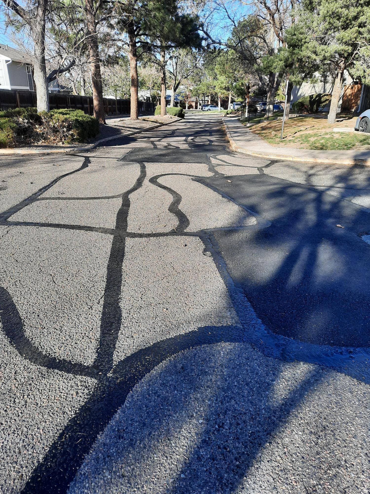 Paving work by Coatings Inc