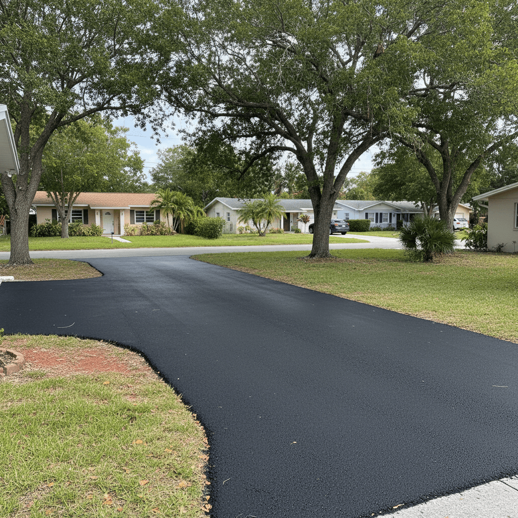 Paving work by Ace Asphalt Company