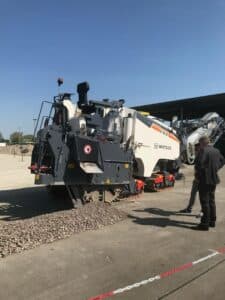 Paving work by Atlanta Milling Company