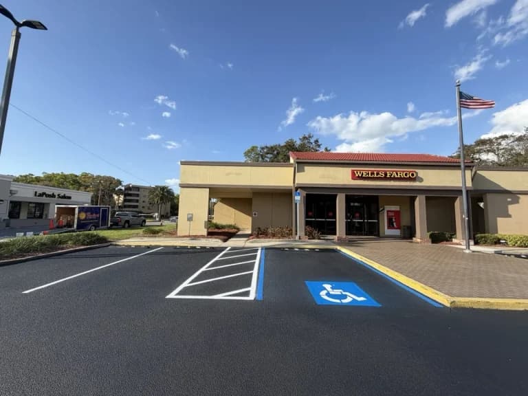 Paving work by Radiant Striping