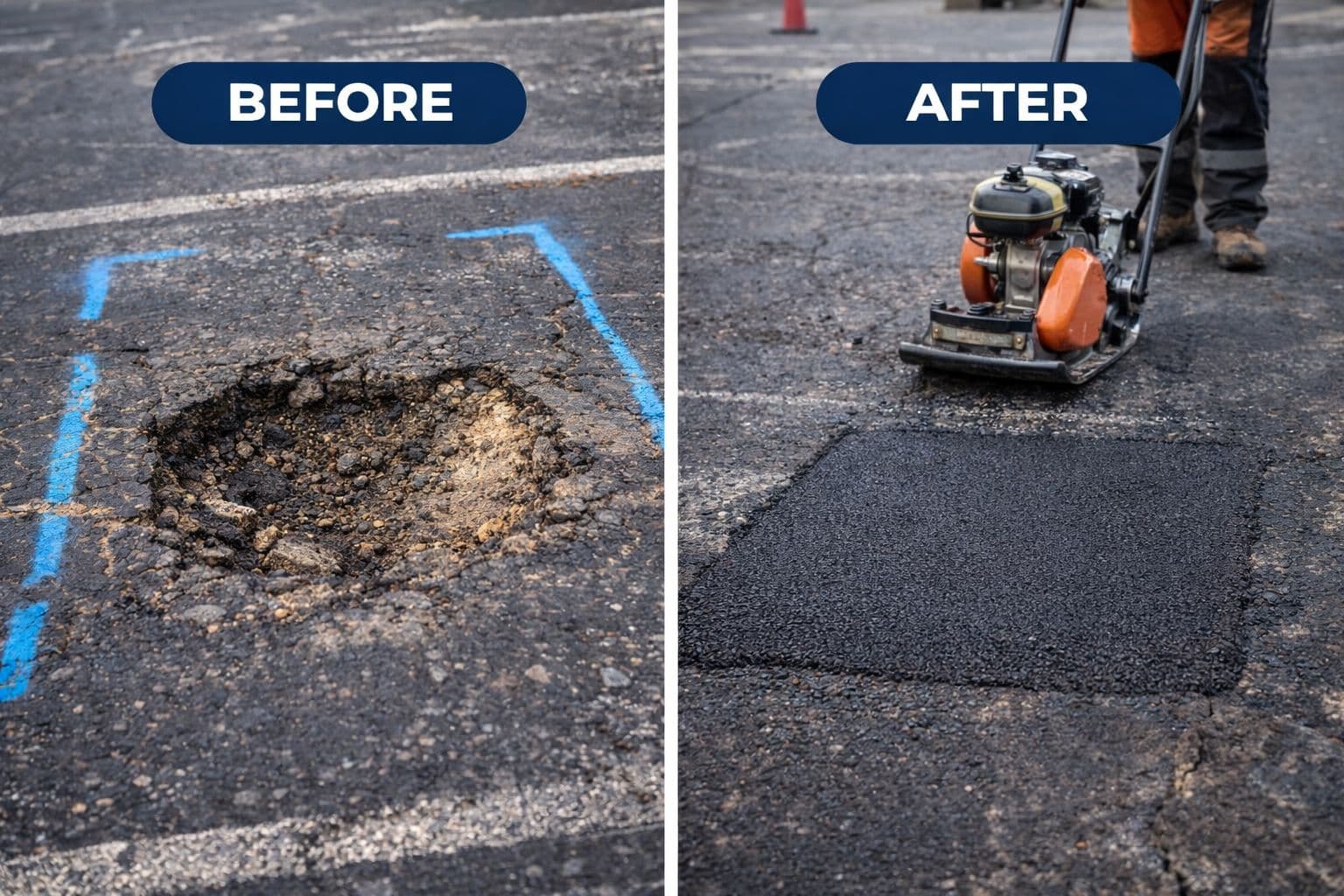 Paving work by Seal-Pro Asphalt Seal Coating and Repairs
