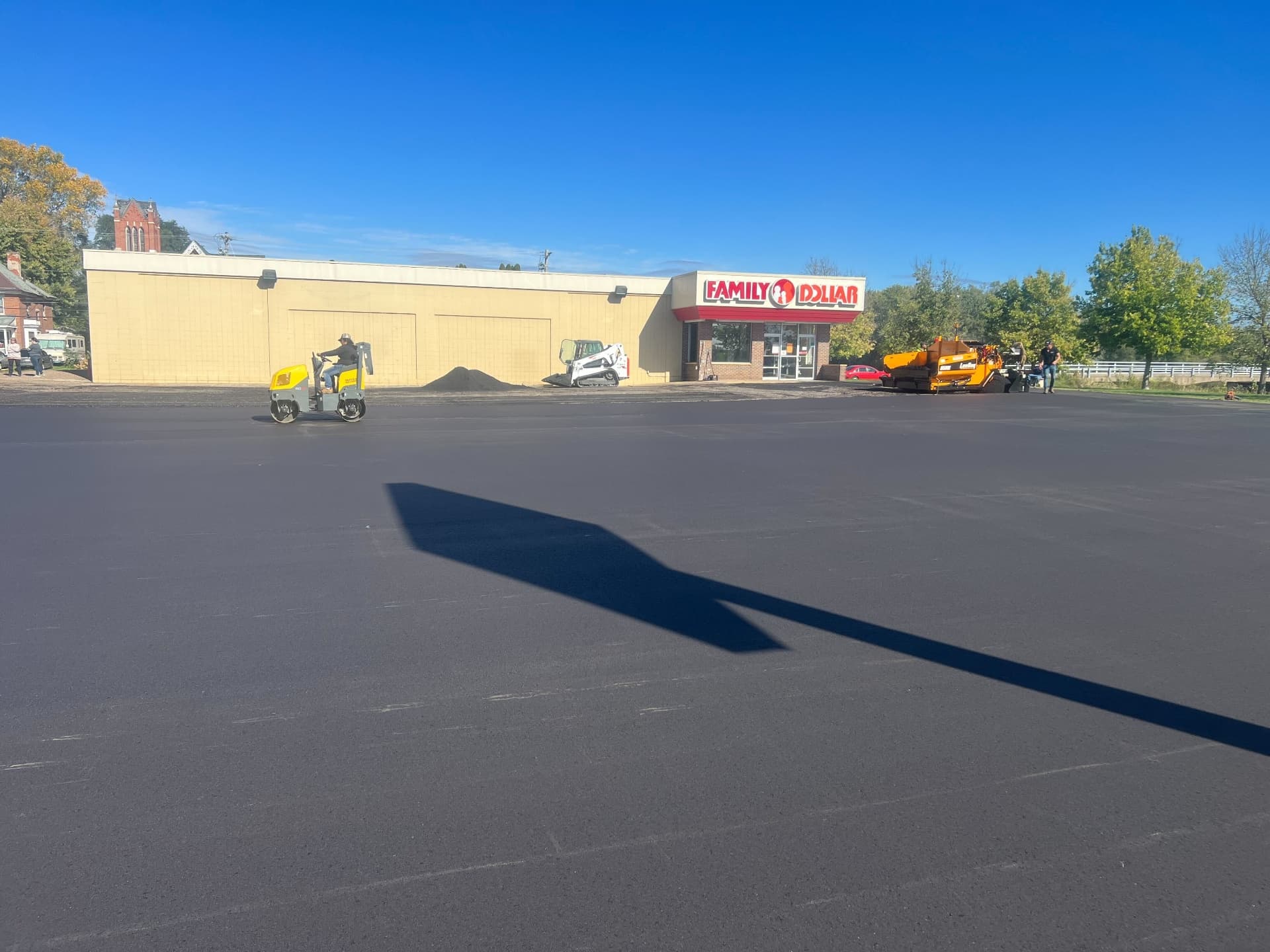 Paving work by Eagle Asphalt