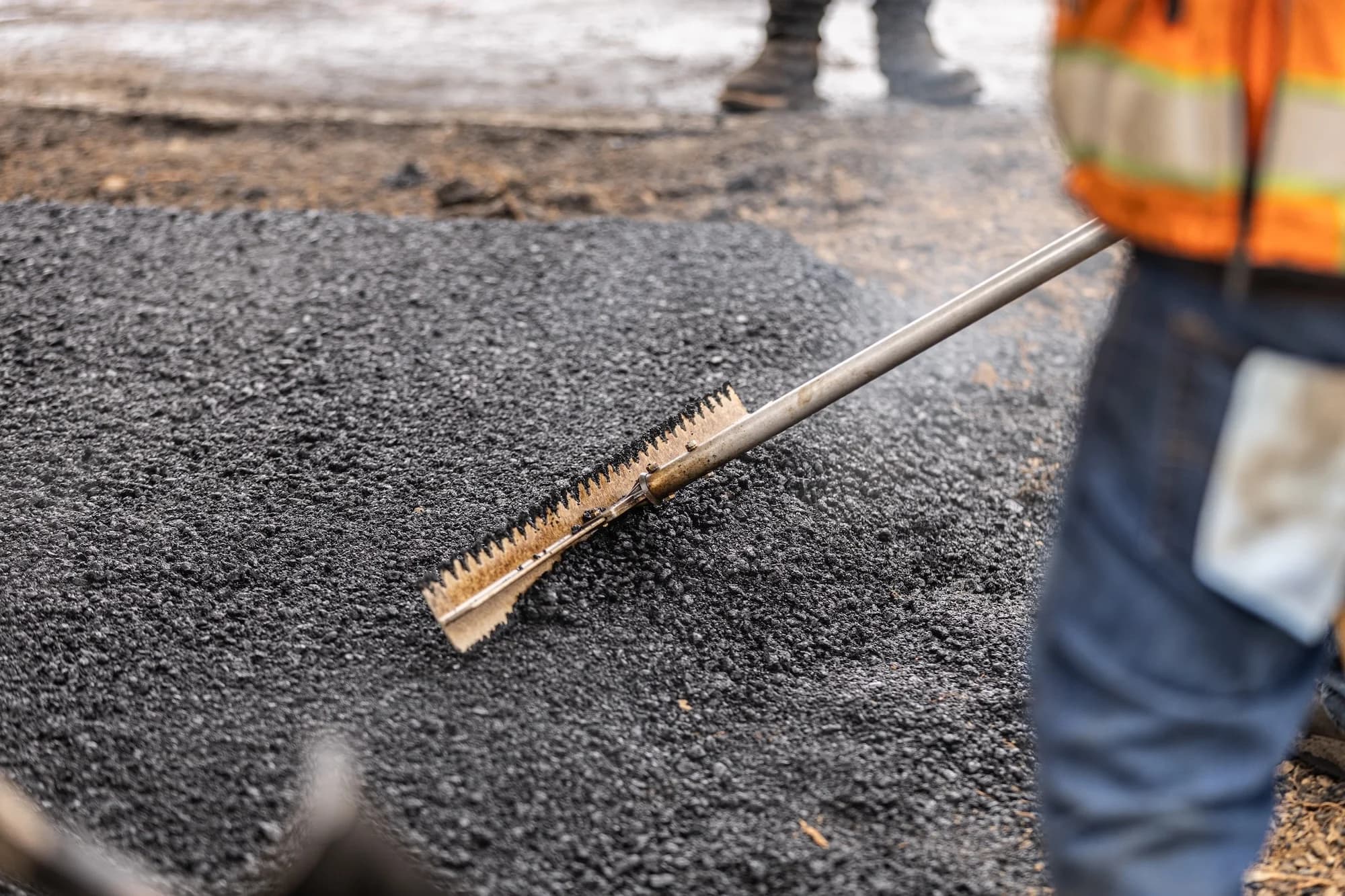 Paving work by EARTHTEK Grading and Paving