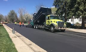 Paving work by MPI, A Sunland Company