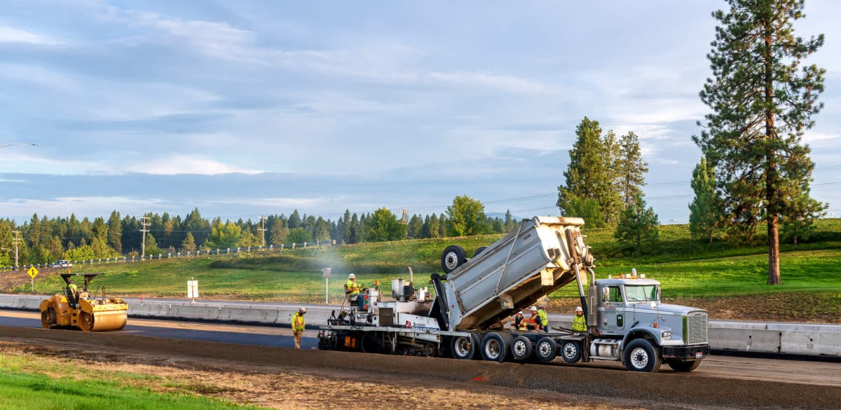Paving work by Interstate Concrete & Asphalt, A CRH Company