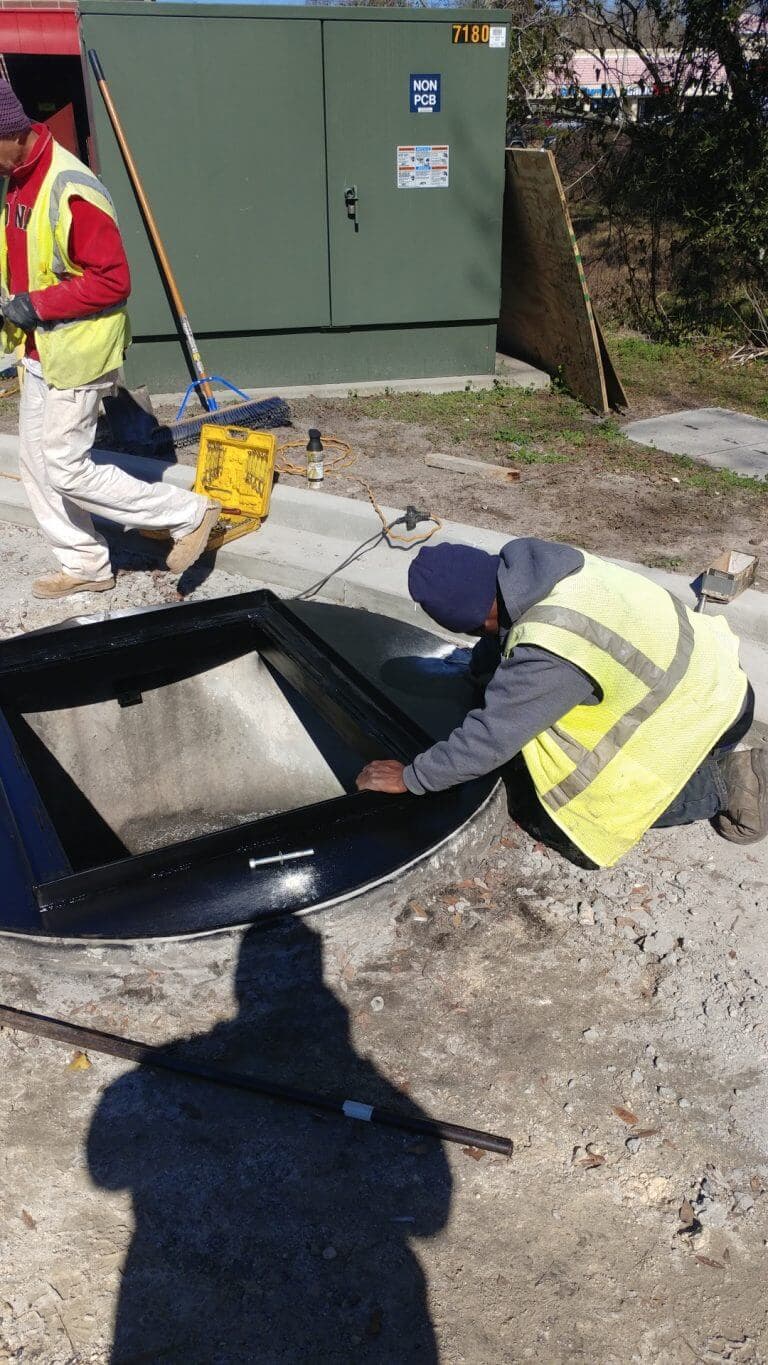 Paving work by Roche's Inc
