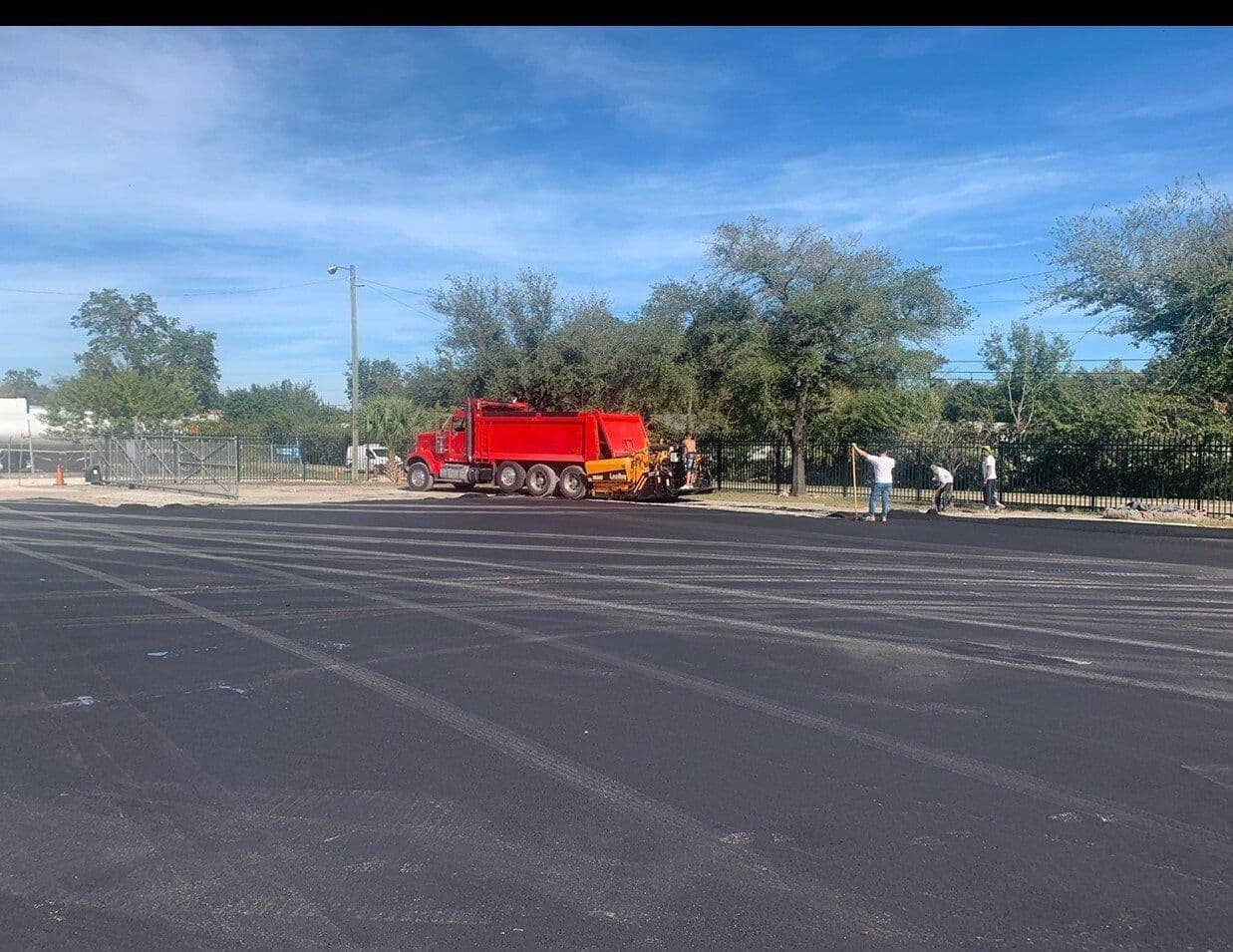 Paving work by Rhode Island Paving