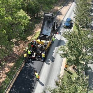 Paving work by Blount Construction - Marietta Office