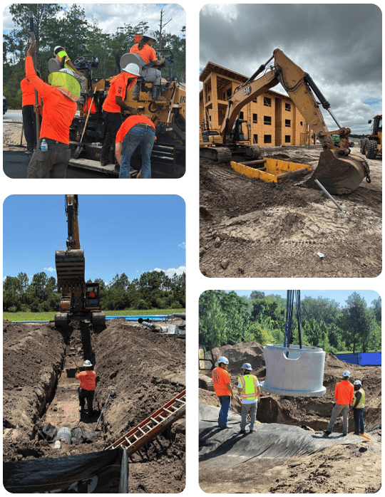 Paving work by Vallencourt Inc