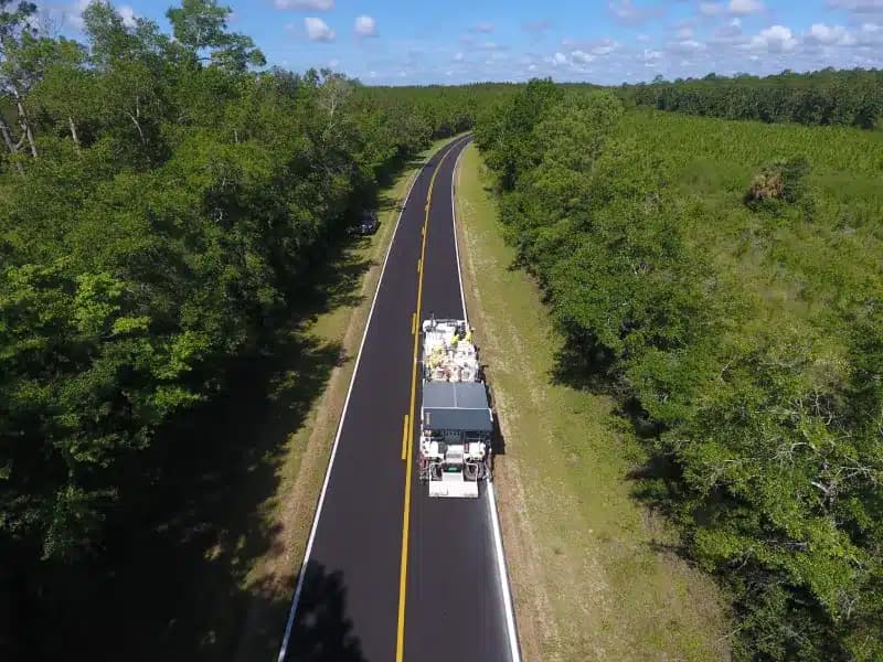 Paving work by Emerald Coast Striping