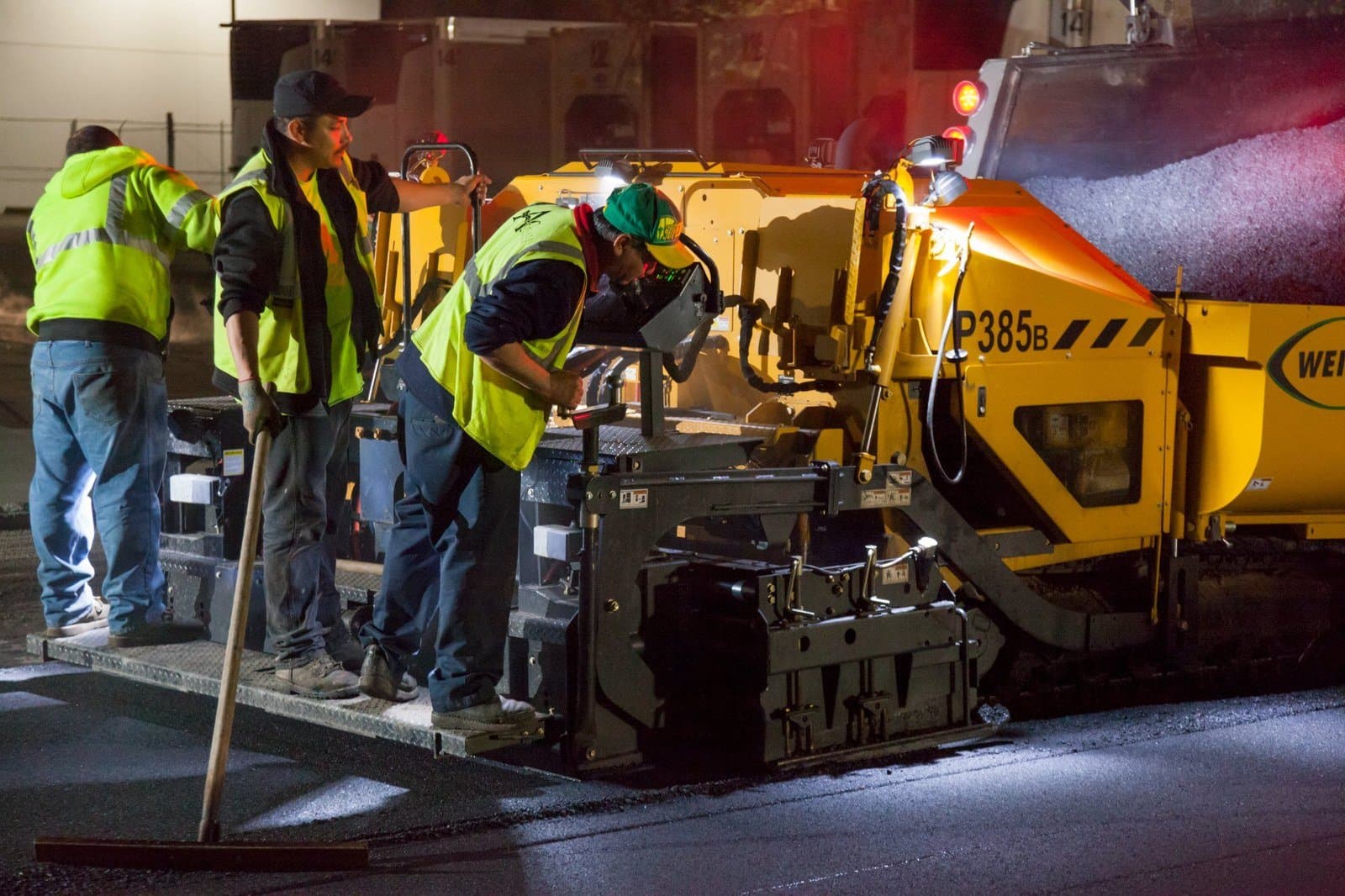Paving work by A.C. Moate Industries, Inc.