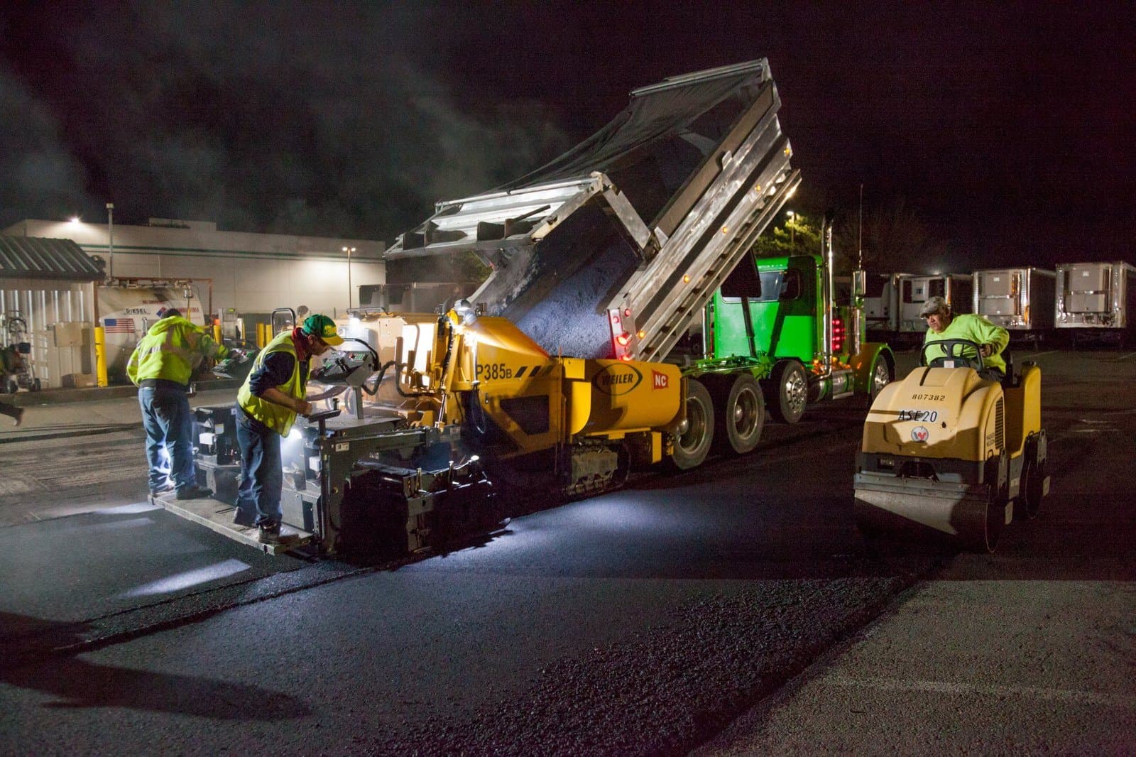 Paving work by A.C. Moate Industries, Inc.