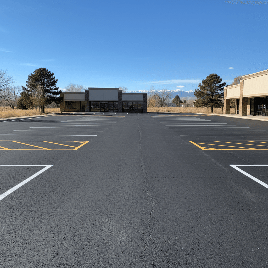Paving work by Precision Asphalt Fort Collins