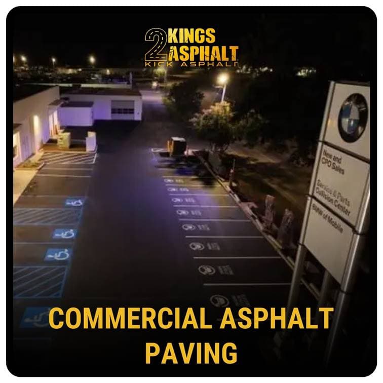 Paving work by 2 Kings Asphalt