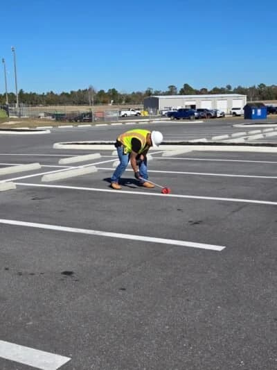 Paving work by Florida liners