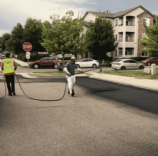 Paving work by Affordable Sealing And Striping, Inc.