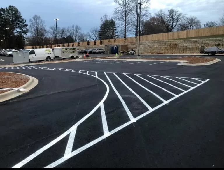 Paving work by Battlefield Line Design