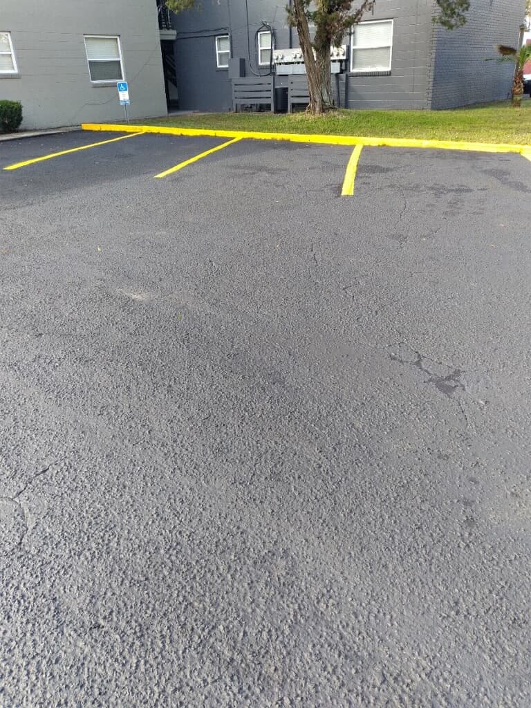 Paving work by Felton Seal Coating & Striping