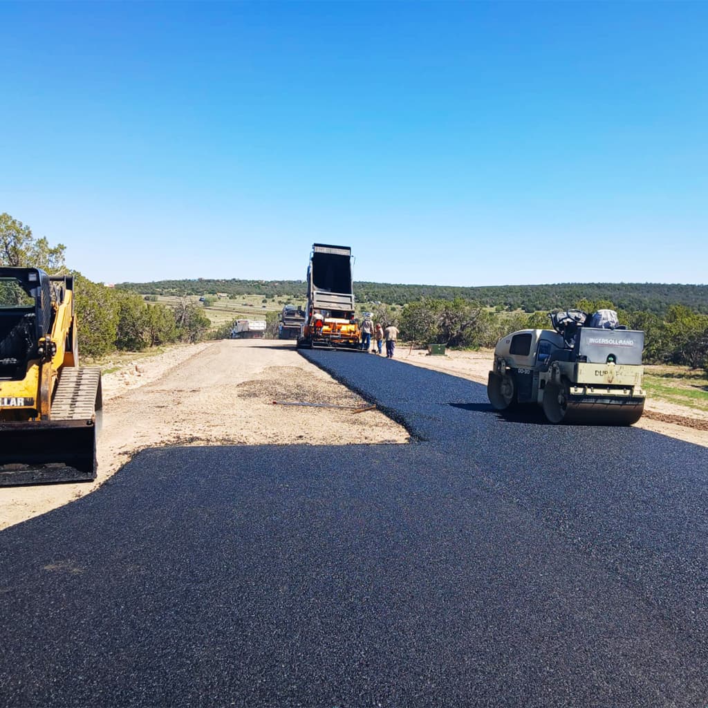 Paving work by Pioneer Paving & Grading Inc