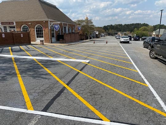 Paving work by Redmon Sealcoating