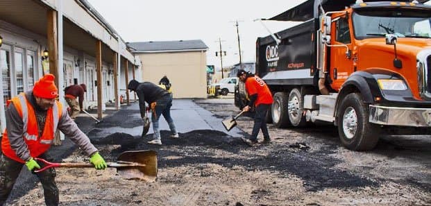 Paving work by ADC Paving and Pavement Maintenance