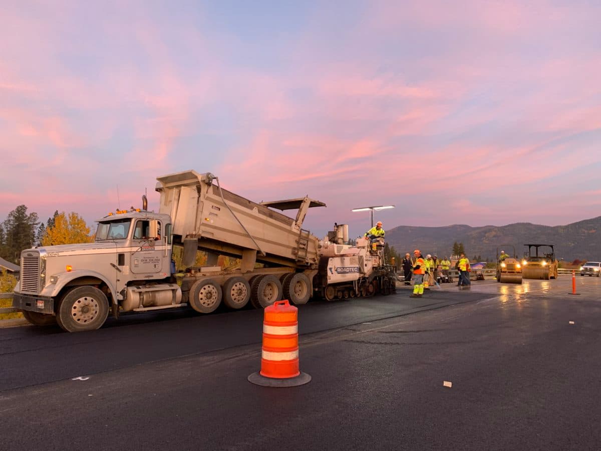 Paving work by Interstate Concrete & Asphalt, A CRH Company