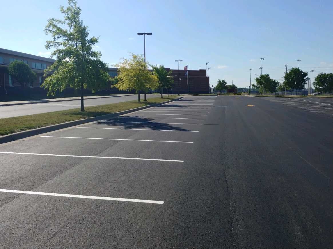 Paving work by Advanced Asphalt Paving & Concrete, LLC