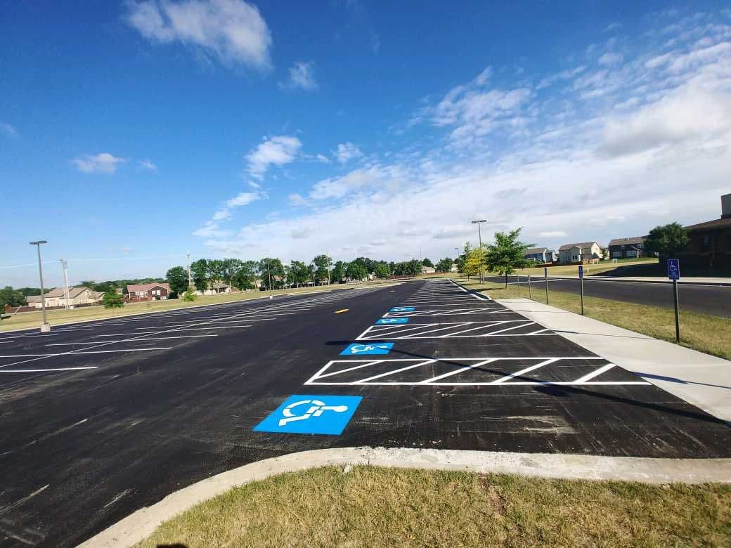 Paving work by Advanced Asphalt Paving & Concrete, LLC