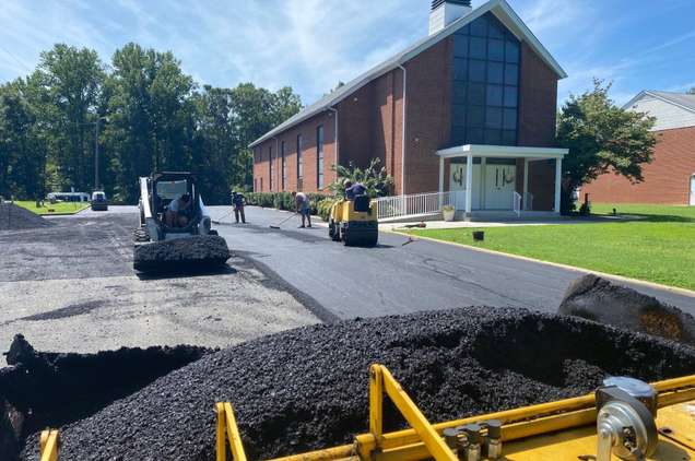 Paving work by Hot Mix Paving LLC