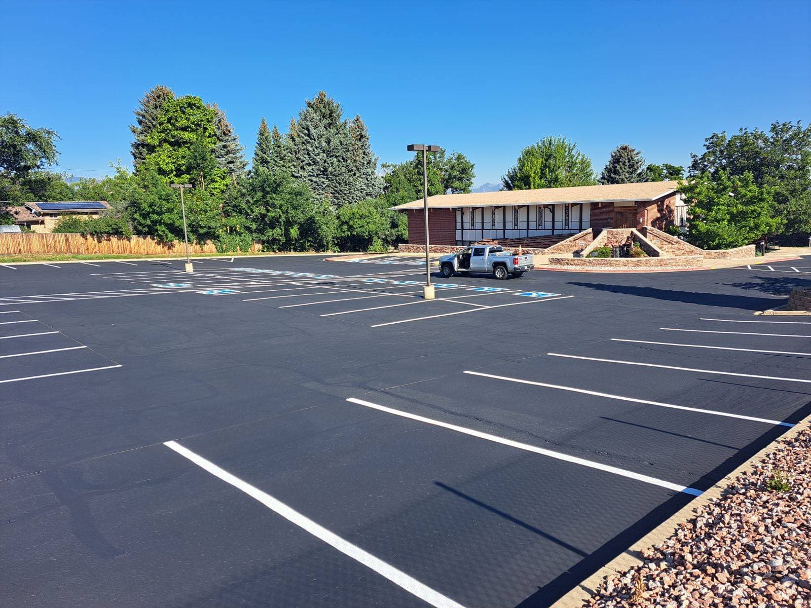 Paving work by Coatings Inc