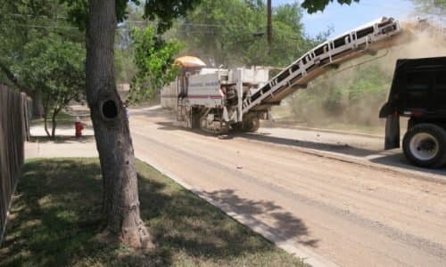 Paving work by Alamo City Constructors Inc.