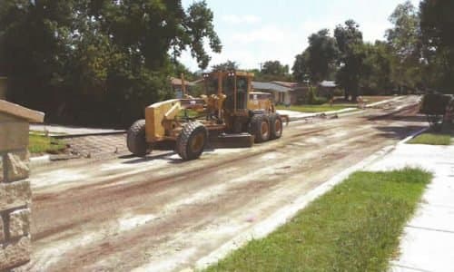 Paving work by Alamo City Constructors Inc.