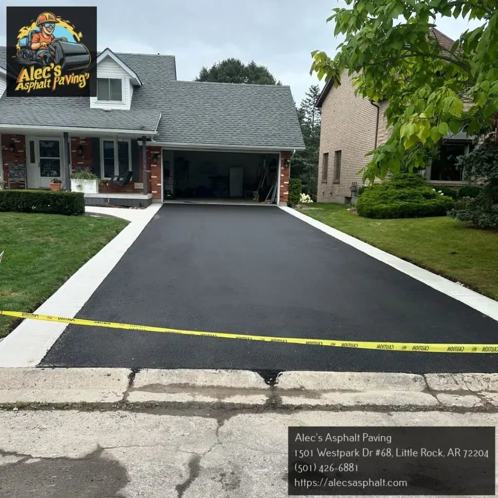 Paving work by Alec's Asphalt Paving