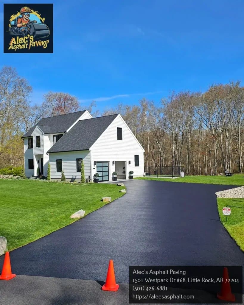 Paving work by Alec's Asphalt Paving