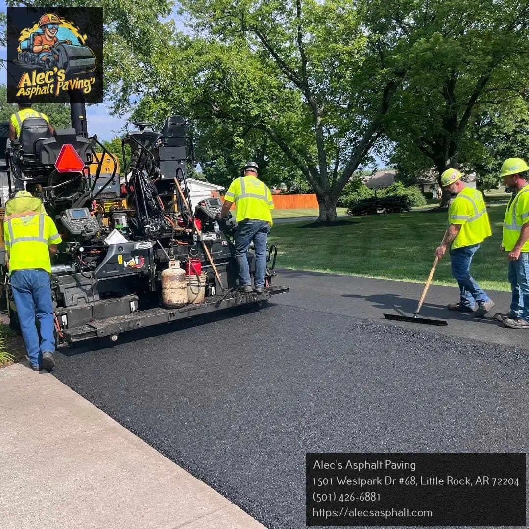 Paving work by Alec's Asphalt Paving
