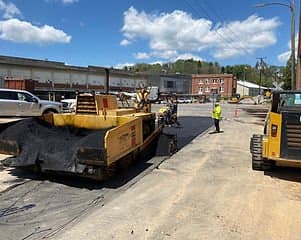 Paving work by All American Asphalt