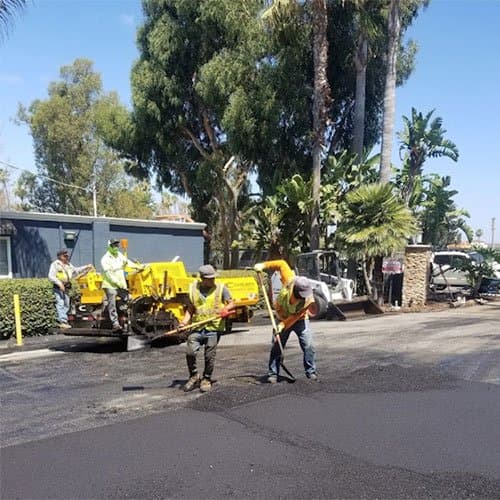 Paving work by All-Pro Asphalt Company