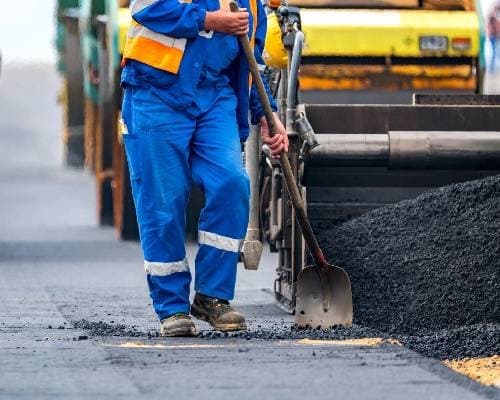 Paving work by Allied Asphalt Paving & Sealcoating Inc.